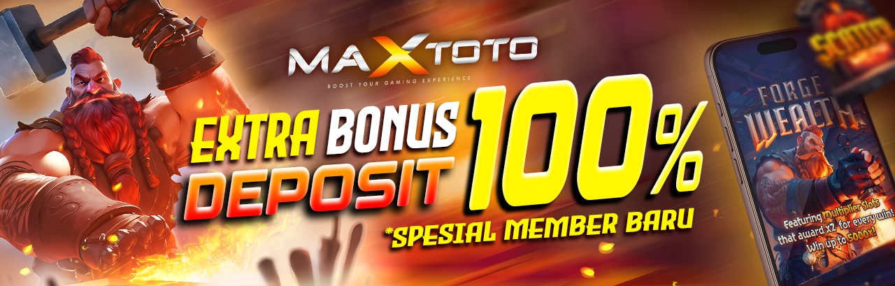 100% bonus deposit maxtoto