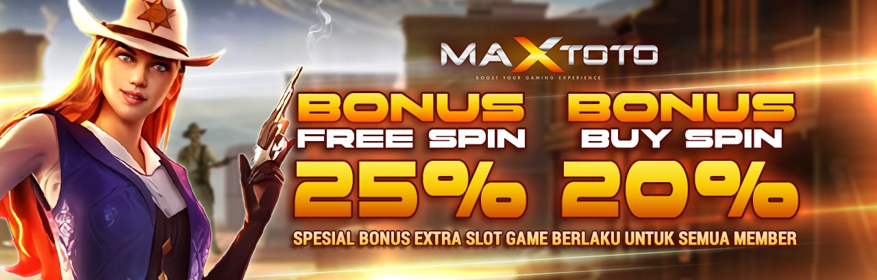 bonus free spin 25% & buy spin 20%